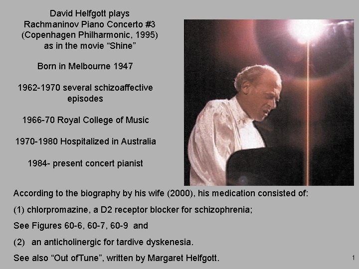 David Helfgott plays Rachmaninov Piano Concerto #3 (Copenhagen Philharmonic, 1995) as in the movie
