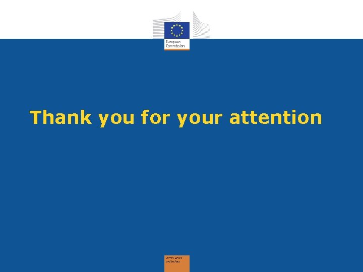 Thank you for your attention 