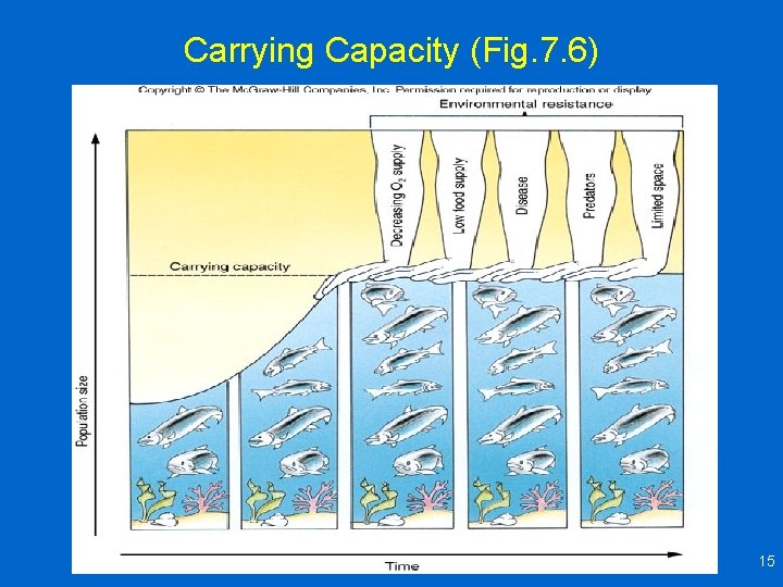 Carrying Capacity (Fig. 7. 6) 15 
