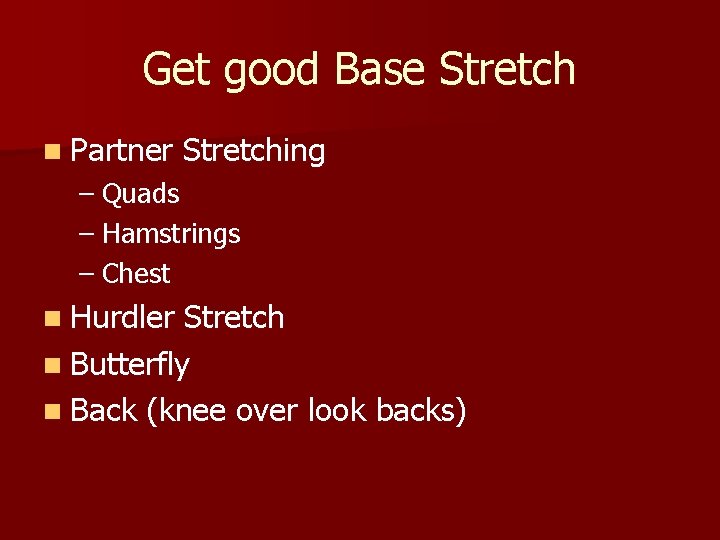 Get good Base Stretch n Partner Stretching – Quads – Hamstrings – Chest n Get good Base Stretch n Partner Stretching – Quads – Hamstrings – Chest n