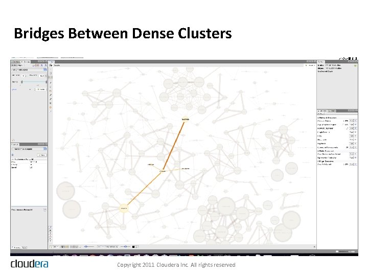 Bridges Between Dense Clusters Copyright 2011 Cloudera Inc. All rights reserved 