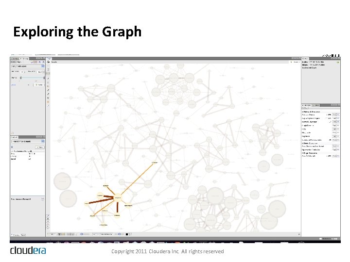 Exploring the Graph Copyright 2011 Cloudera Inc. All rights reserved 