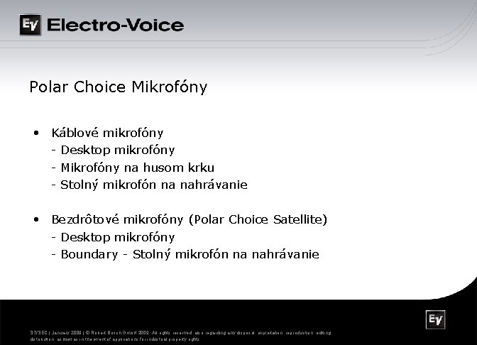 Polar Choice Mikrofóny • Káblové mikrofóny - Desktop mikrofóny - Mikrofóny na husom krku