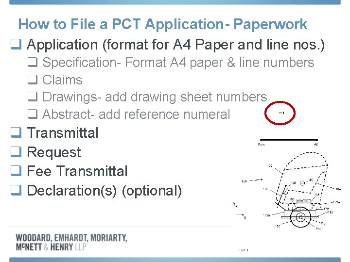 How to File a PCT Application- Paperwork q Application (format for A 4 Paper