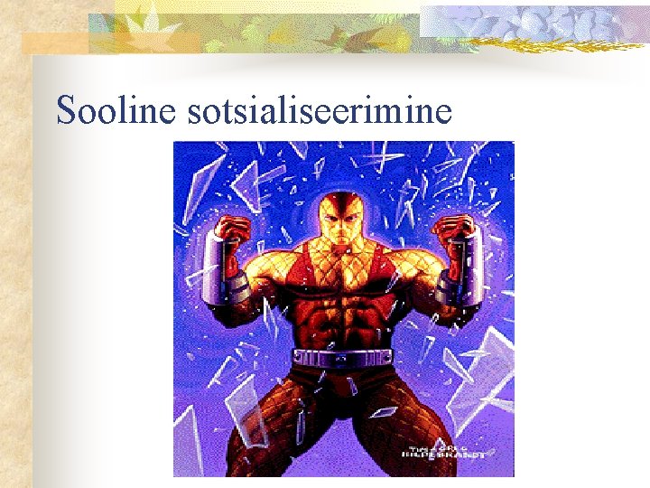 Sooline sotsialiseerimine 