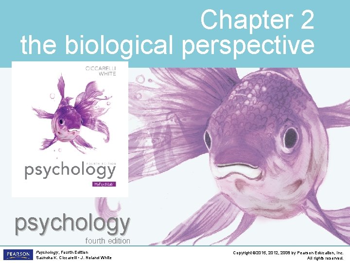 Chapter 2 the biological perspective psychology fourth edition Psychology, Fourth Edition Saundra K. Ciccarelli