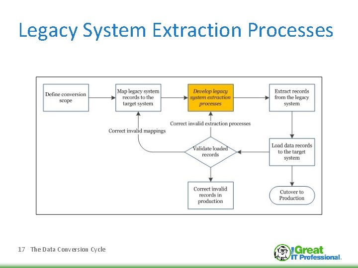 Legacy System Extraction Processes 17 The Data Conversion Cycle 