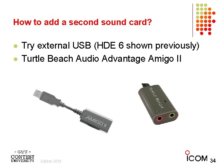 How to add a second sound card? l l Try external USB (HDE 6