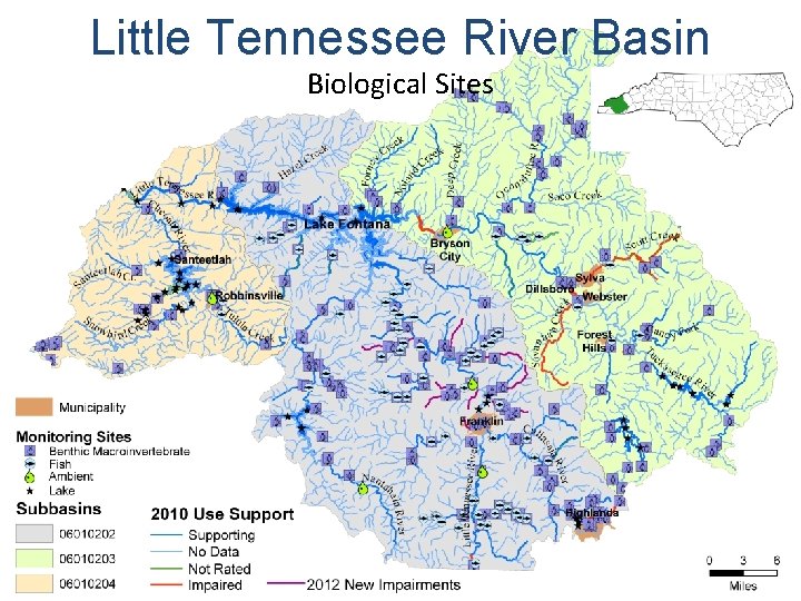 Little Tennessee River Basin Biological Sites 