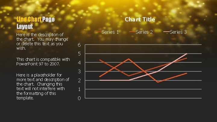Line Chart Page Layout Here is the description of the chart. You may change
