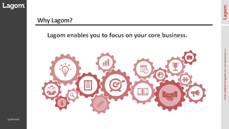 Why Lagom? Strictly Confidential © Copyrights 2017 | www. lagomgroup. co. nz Lagom enables