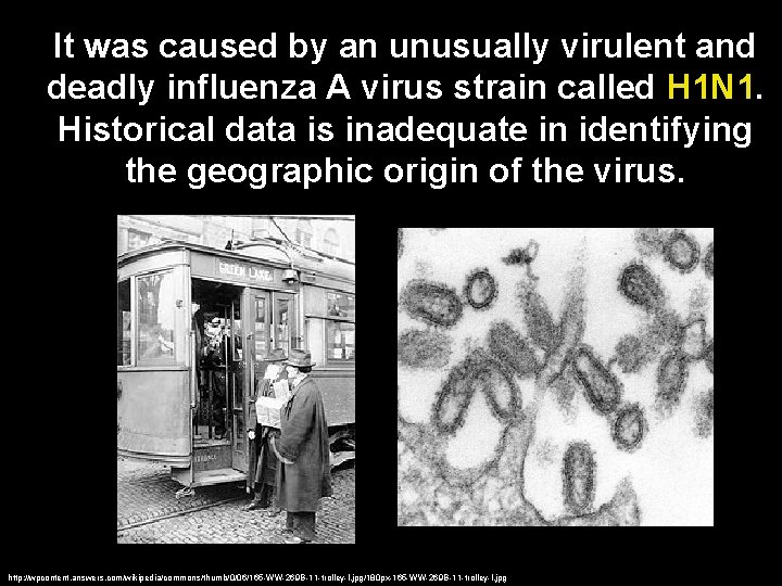 It was caused by an unusually virulent and deadly influenza A virus strain called