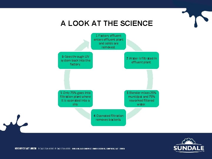 A LOOK AT THE SCIENCE 1 Factory effluent enters effluent plant and solids are A LOOK AT THE SCIENCE 1 Factory effluent enters effluent plant and solids are