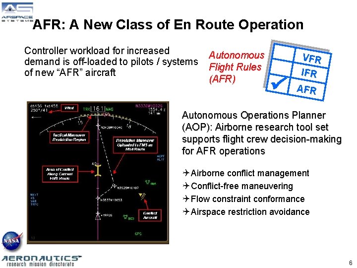 AFR: A New Class of En Route Operation Controller workload for increased demand is