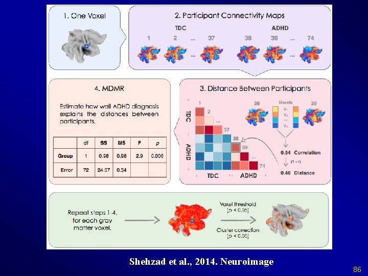 Shehzad et al. , 2014. Neuroimage 86 