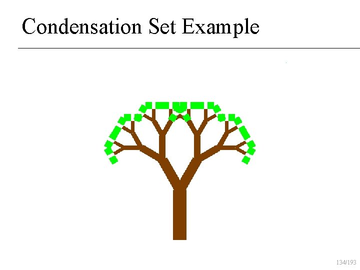 Condensation Set Example 134/193 
