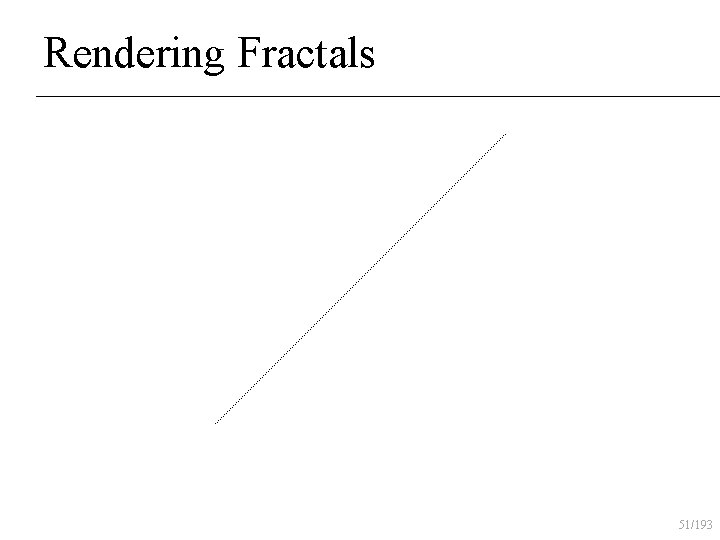 Rendering Fractals 51/193 