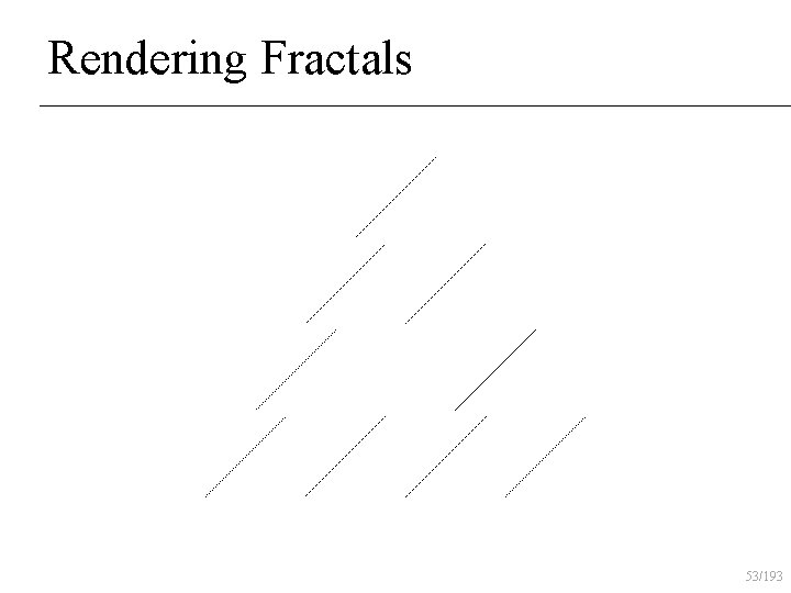 Rendering Fractals 53/193 