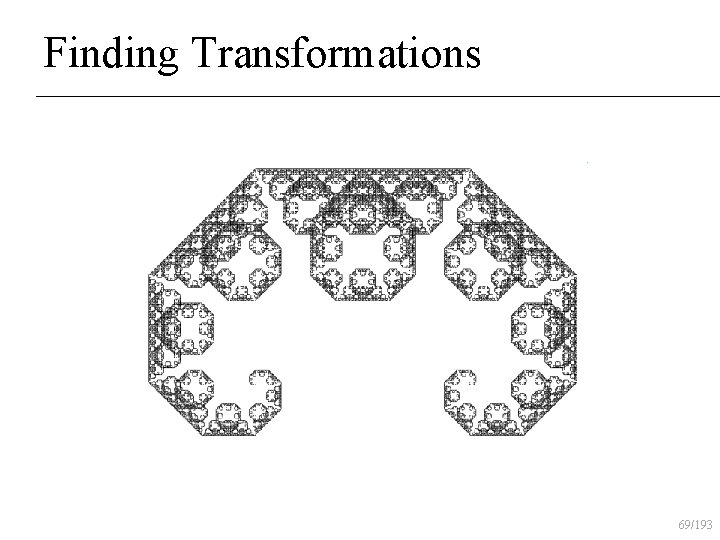Finding Transformations 69/193 