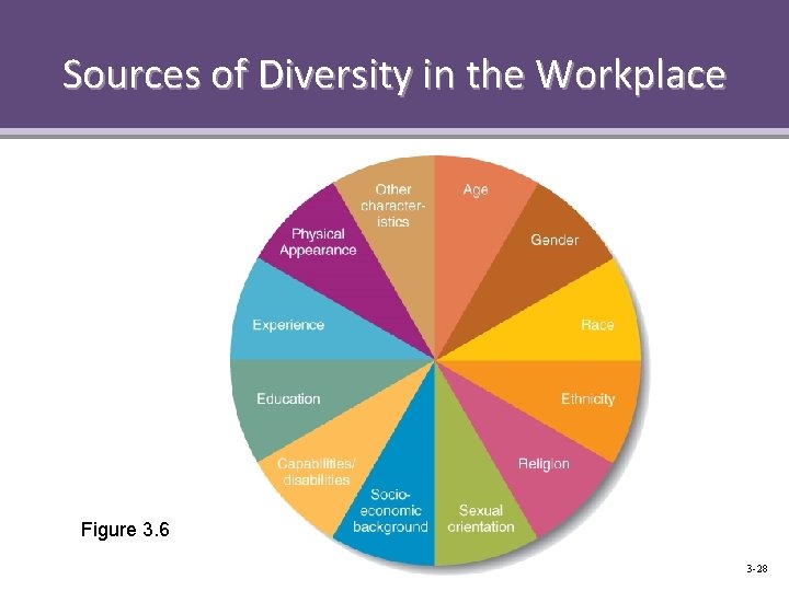 Sources of Diversity in the Workplace Figure 3. 6 3 -28 