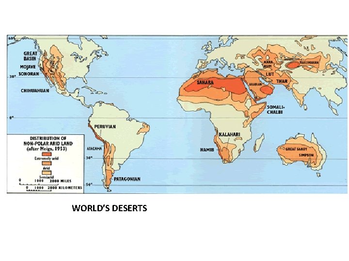 WORLD’S DESERTS 