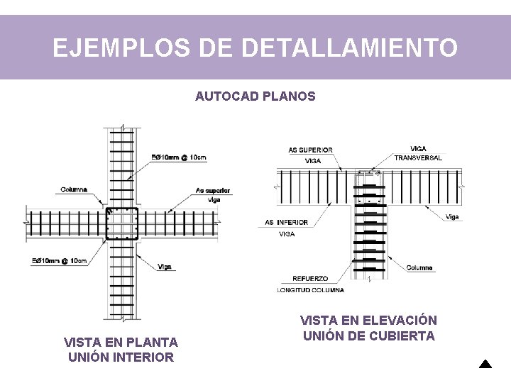 EJEMPLOS DE DETALLAMIENTO AUTOCAD PLANOS VISTA EN PLANTA UNIÓN INTERIOR VISTA EN ELEVACIÓN UNIÓN EJEMPLOS DE DETALLAMIENTO AUTOCAD PLANOS VISTA EN PLANTA UNIÓN INTERIOR VISTA EN ELEVACIÓN UNIÓN