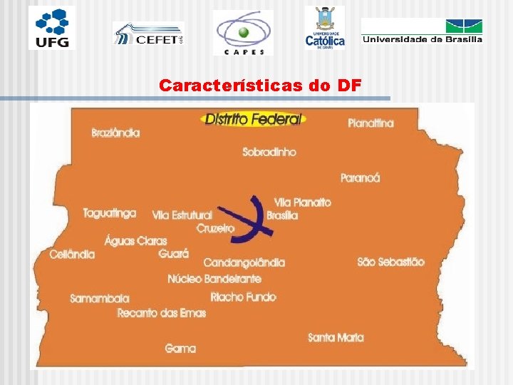 Características do DF 