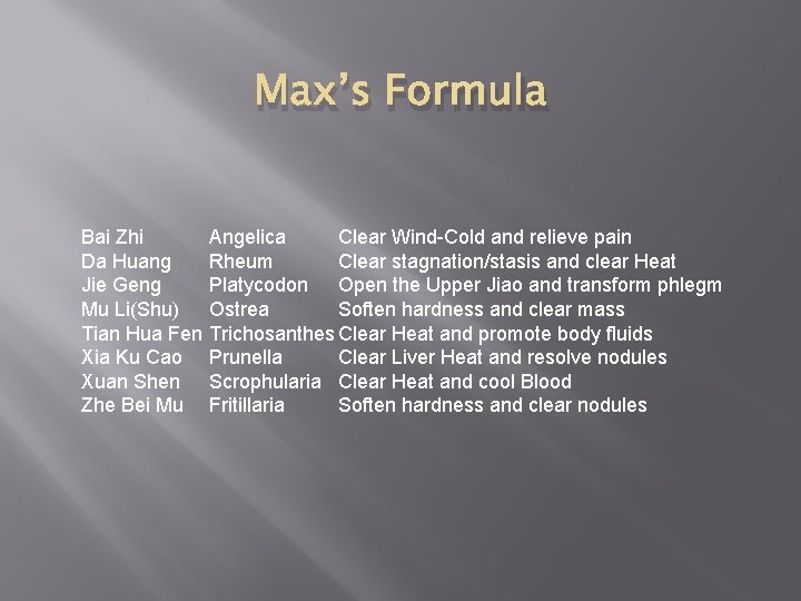 Max’s Formula Bai Zhi Da Huang Jie Geng Mu Li(Shu) Tian Hua Fen Xia