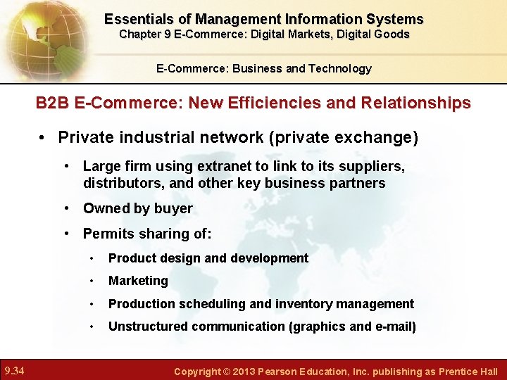 Essentials of Management Information Systems Chapter 9 E-Commerce: Digital Markets, Digital Goods E-Commerce: Business Essentials of Management Information Systems Chapter 9 E-Commerce: Digital Markets, Digital Goods E-Commerce: Business