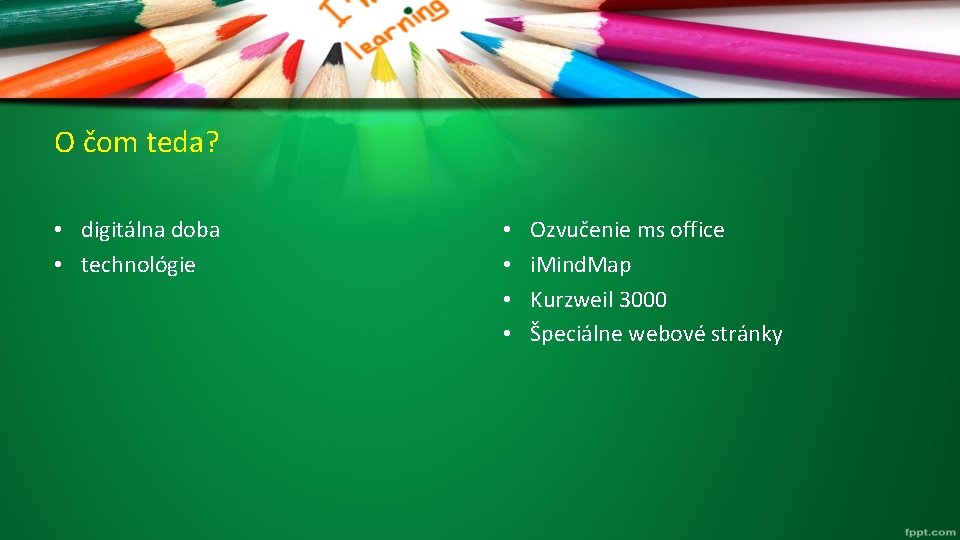 O čom teda? • digitálna doba • technológie • • Ozvučenie ms office i.