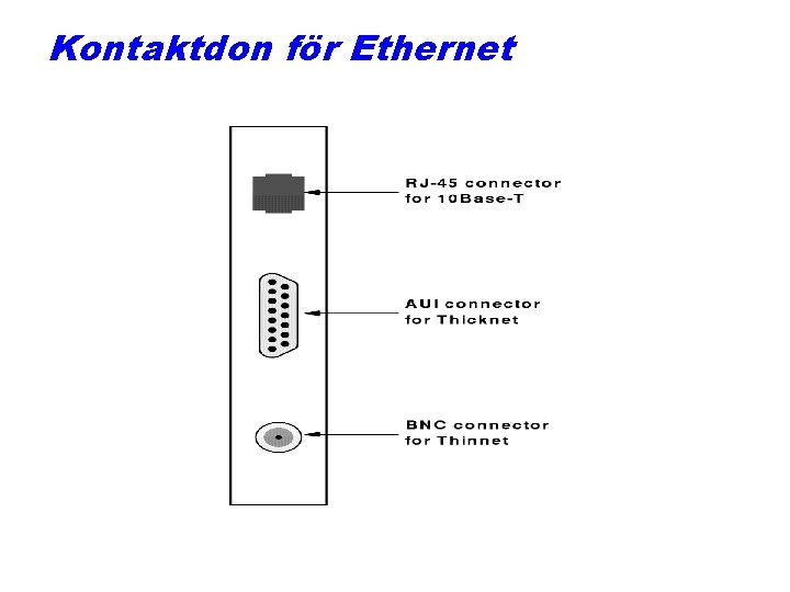 Kontaktdon för Ethernet 