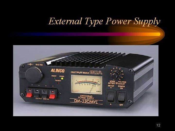 External Type Power Supply 12 