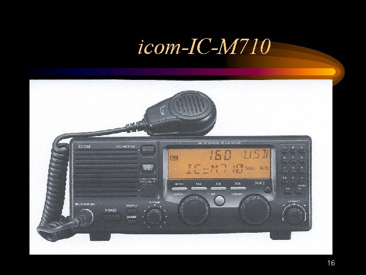 icom-IC-M 710 16 