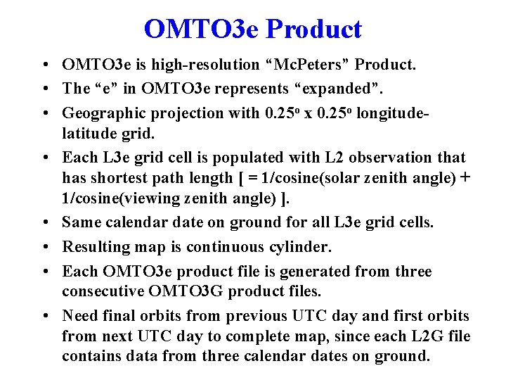 OMTO 3 e Product • OMTO 3 e is high-resolution “Mc. Peters” Product. • OMTO 3 e Product • OMTO 3 e is high-resolution “Mc. Peters” Product. •