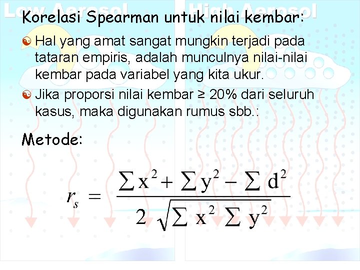 Korelasi Spearman untuk nilai kembar: [ Hal yang amat sangat mungkin terjadi pada tataran Korelasi Spearman untuk nilai kembar: [ Hal yang amat sangat mungkin terjadi pada tataran