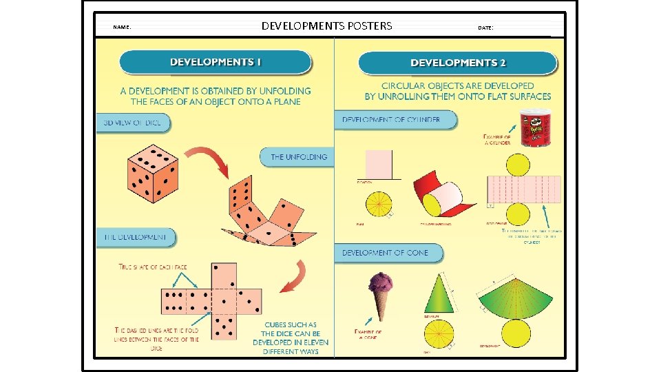 NAME: DEVELOPMENTS POSTERS DATE: NAME: DEVELOPMENTS POSTERS DATE: