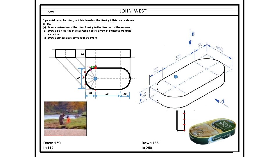 JOHN WEST NAME: A pictorial view of a prism, which is based on the JOHN WEST NAME: A pictorial view of a prism, which is based on the