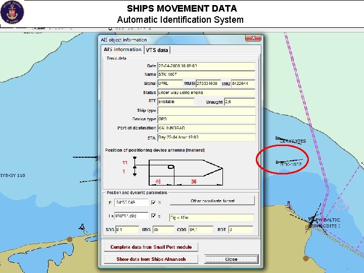 SHIPS MOVEMENT DATA Automatic Identification System 