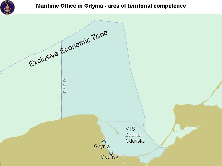 Maritime Office in Gdynia - area of territorial competence e v i s xclu