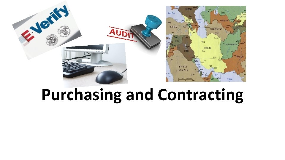 Purchasing and Contracting 