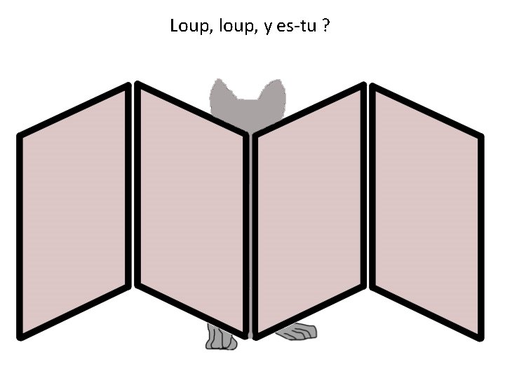 Loup, loup, y es-tu ? 