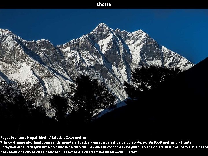Gravir Des Montagnes Nest Pas Le Passetemps Des
