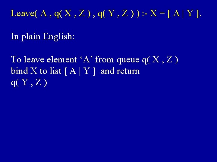 Leave( A , q( X , Z ) , q( Y , Z )