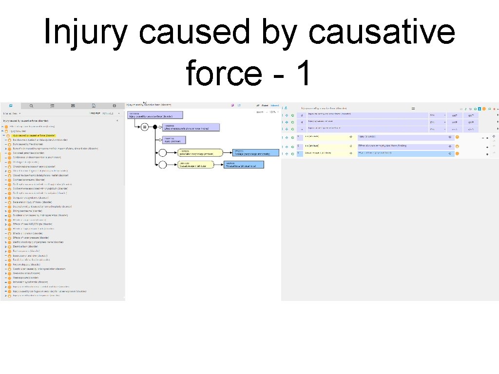 Injury caused by causative force - 1 