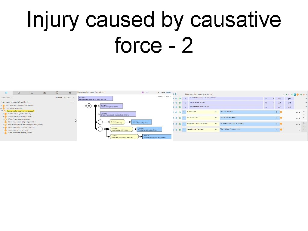 Injury caused by causative force - 2 