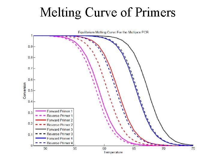 Melting Curve of Primers 