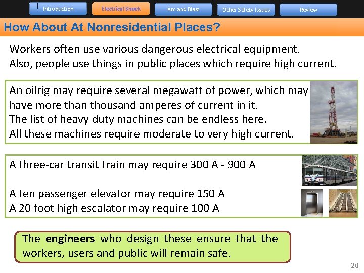 Introduction Electrical Shock Arc and Blast Other Safety Issues Review How About At Nonresidential