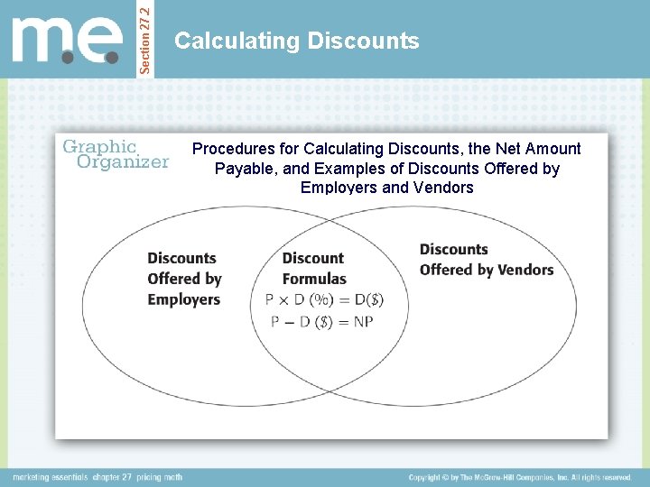 Section 27. 2 Calculating Discounts Procedures for Calculating Discounts, the Net Amount Payable, and