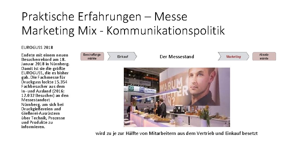 Praktische Erfahrungen – Messe Marketing Mix - Kommunikationspolitik EUROGUSS 2018 Endete mit einem neuen Praktische Erfahrungen – Messe Marketing Mix - Kommunikationspolitik EUROGUSS 2018 Endete mit einem neuen