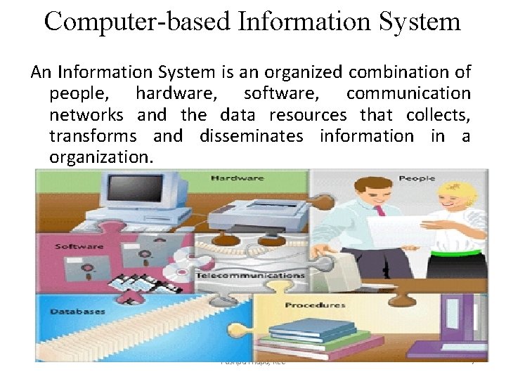 Computer-based Information System An Information System is an organized combination of people, hardware, software, Computer-based Information System An Information System is an organized combination of people, hardware, software,